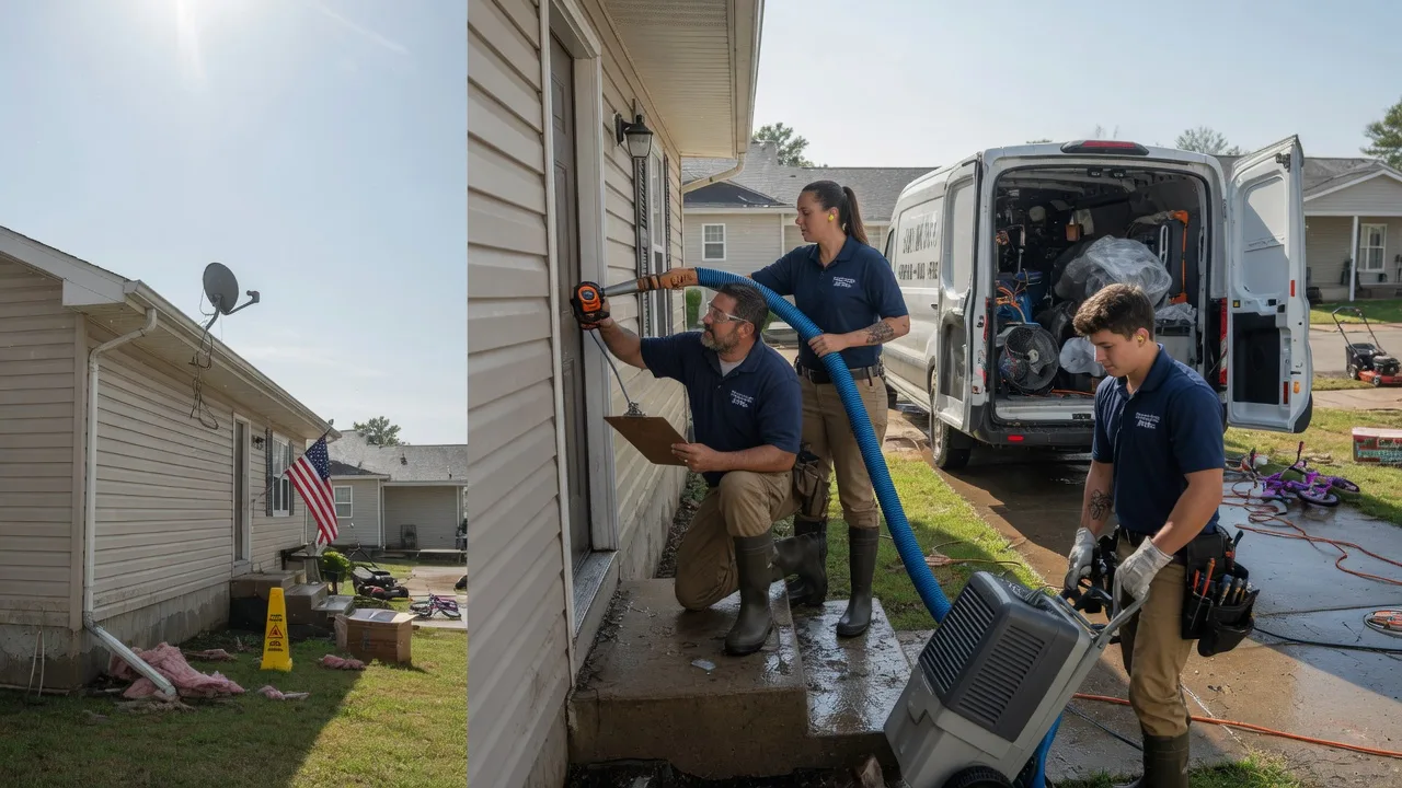 Ceiling Water Damage Restoration in Claudville, VA near me
